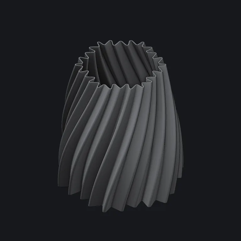 Pleated lampshade